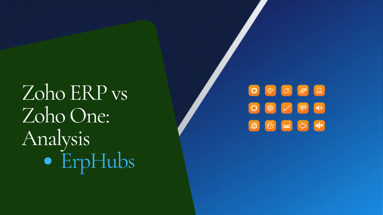 Manufacturing with Zoho ERP